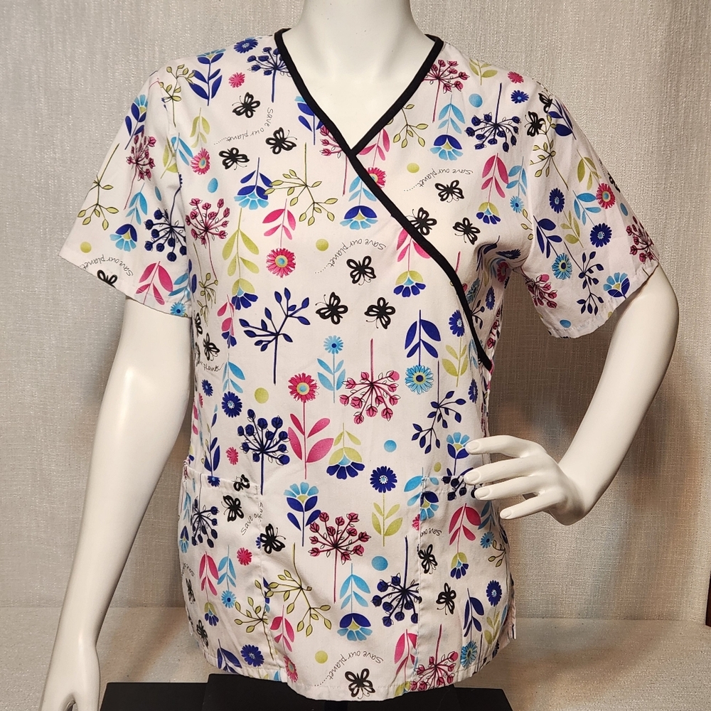 SB Scrubs Butterflies Flowers Small